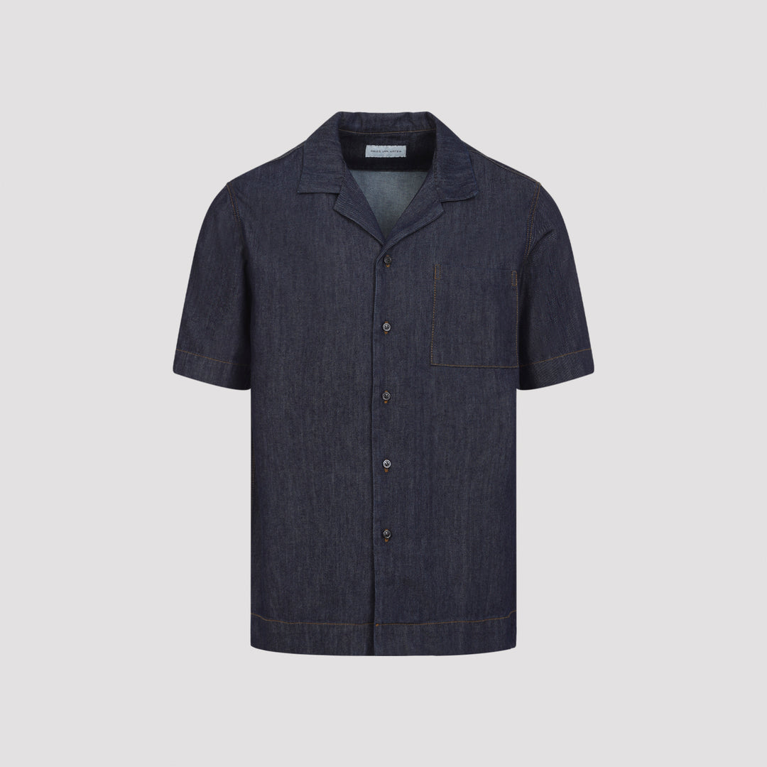 Dries Van Noten Shirts - Blue | 6ae148aacf93555eb1bd33c03820c2a690f34c8c