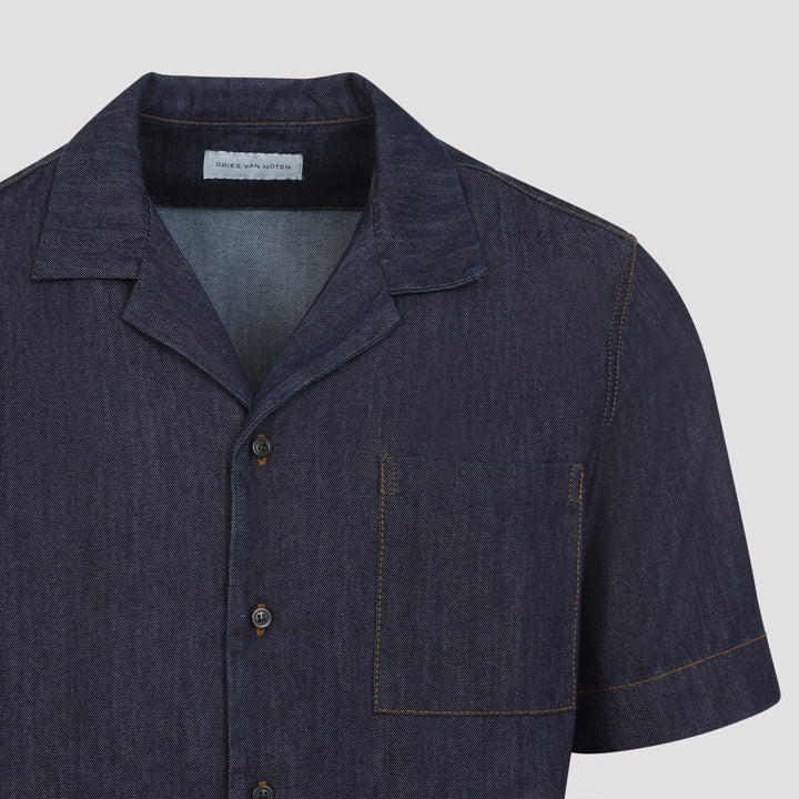 Dries Van Noten Shirts - Blue | c9846d4b7e81df263c28d992a121e0f47b7b804e