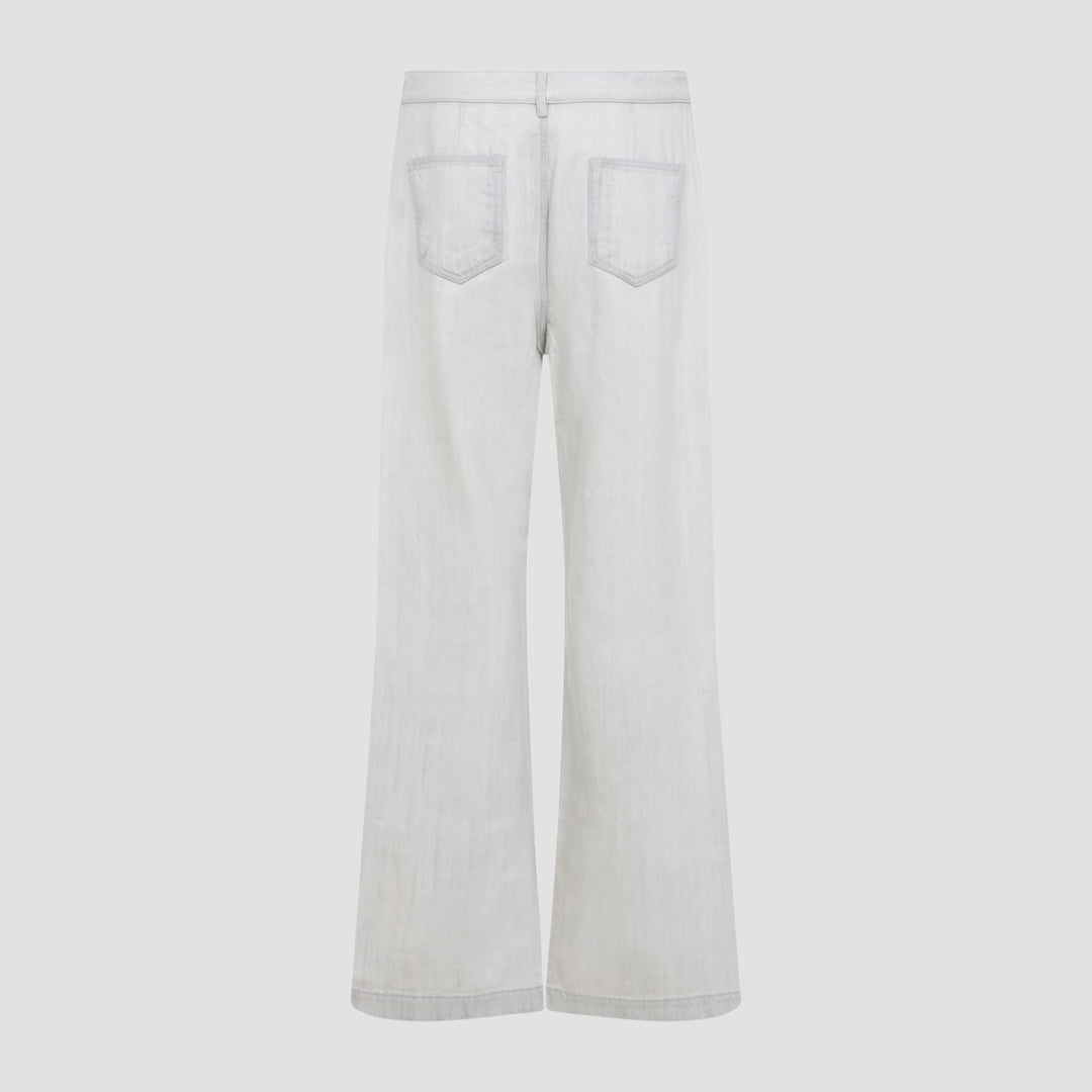 Rick Owens Drkshdw Jeans - White | 324dfea1c280422dc0c23d2baf43b3c0f73548a8
