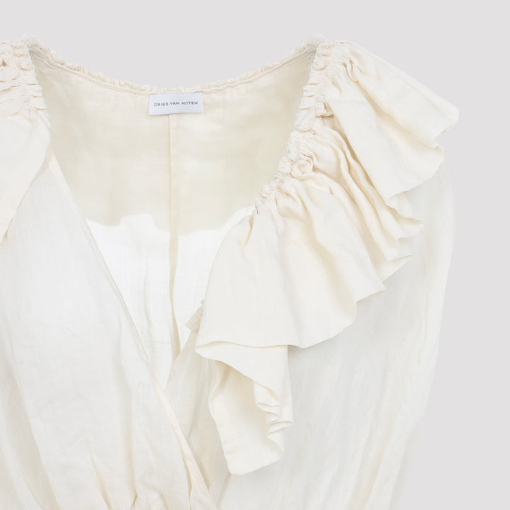 Dries Van Noten Tops - Nude & Neutrals | 8c2ccf0a0645be0a0f04bf2fd4f9b0615a81592e