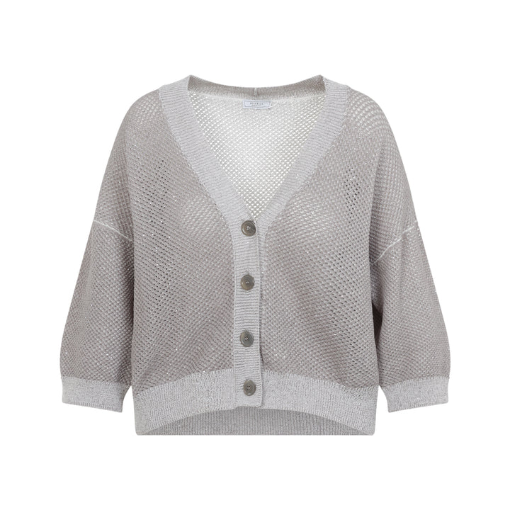 Peserico Cardigan - Nude & Neutrals | d8eaaad1b8c9703f2442ed04dc5a9023a31e5977