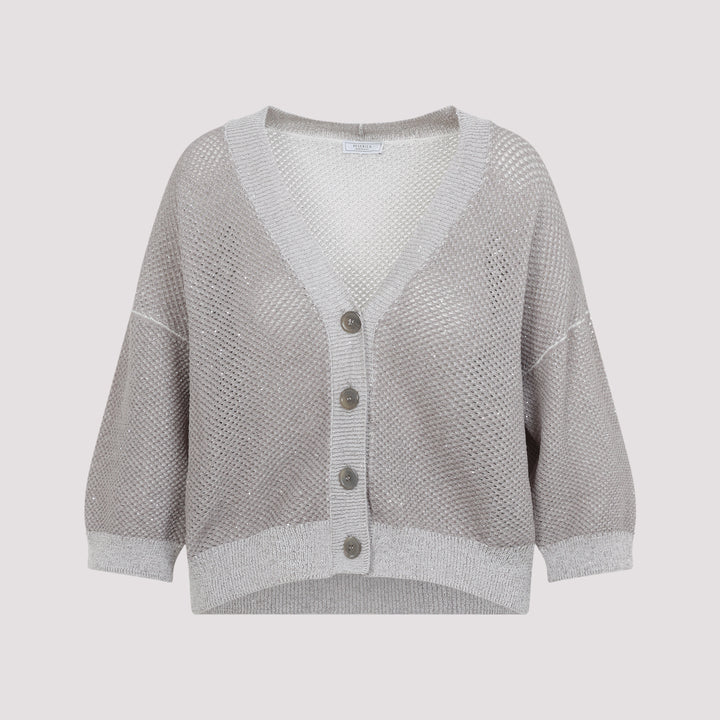 Peserico Cardigan - Nude & Neutrals | 2940b1751850ce0e5a8658a9c4da85c83170b7c4