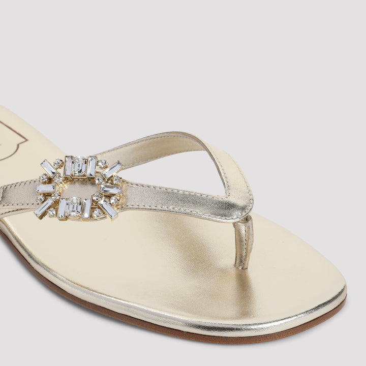 Roger Vivier Flip flops - Nude & Neutrals | 7882aa204d213512b84038c7894e307ae76b53bf