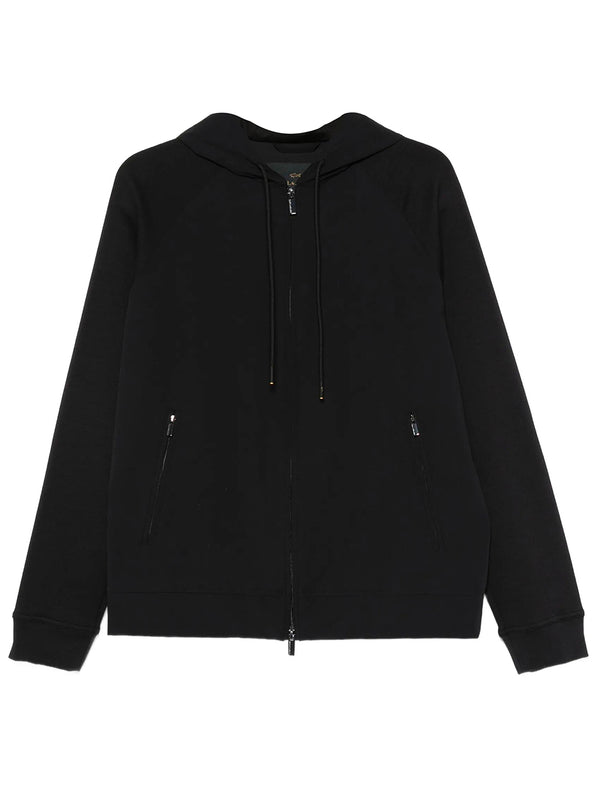 Zip-Up Drawstring Hoodie