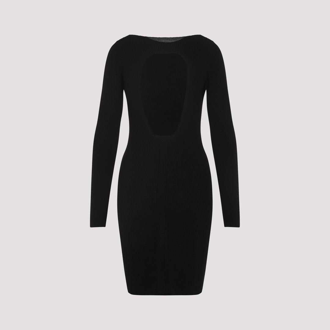 Rick Owens Mini Dresses Black | Wanan Luxury Rick Owens Mini Dresses Black | Wanan Luxury