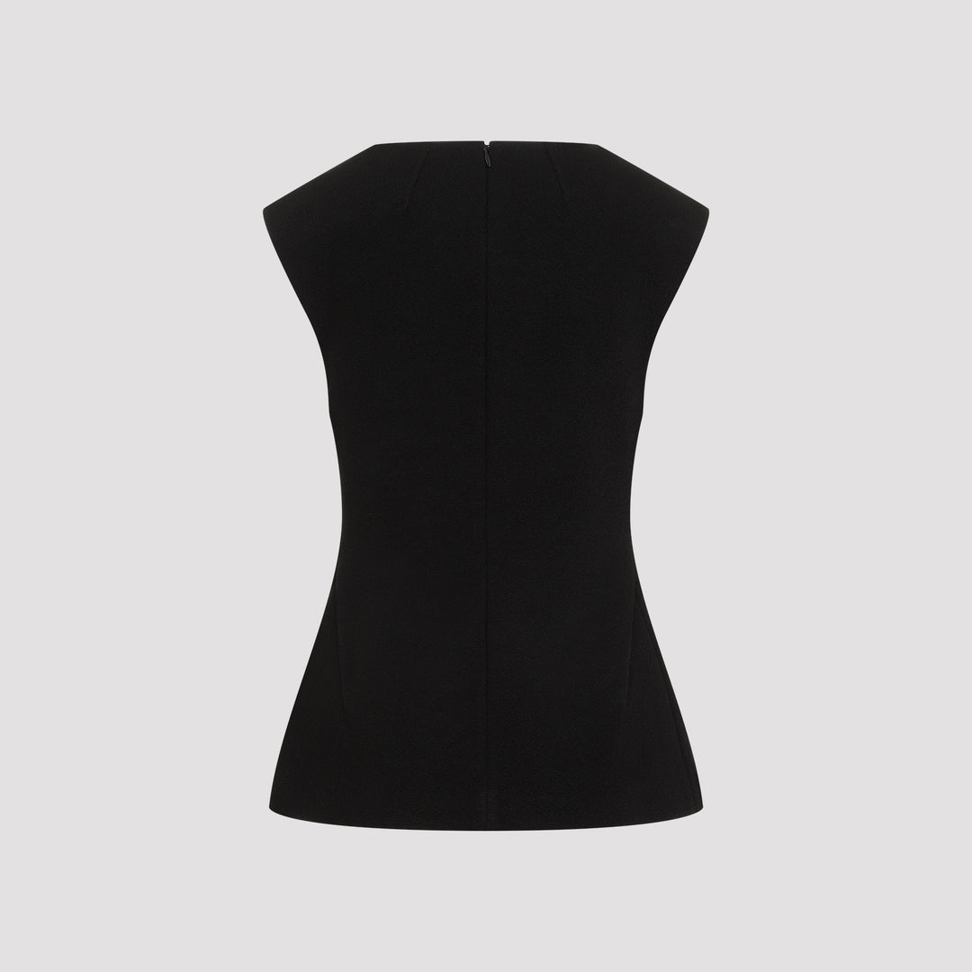 Jil Sander TOP - Black | 4f770da1eaddfa6cc3e541dd029441e8ce7fb3ec