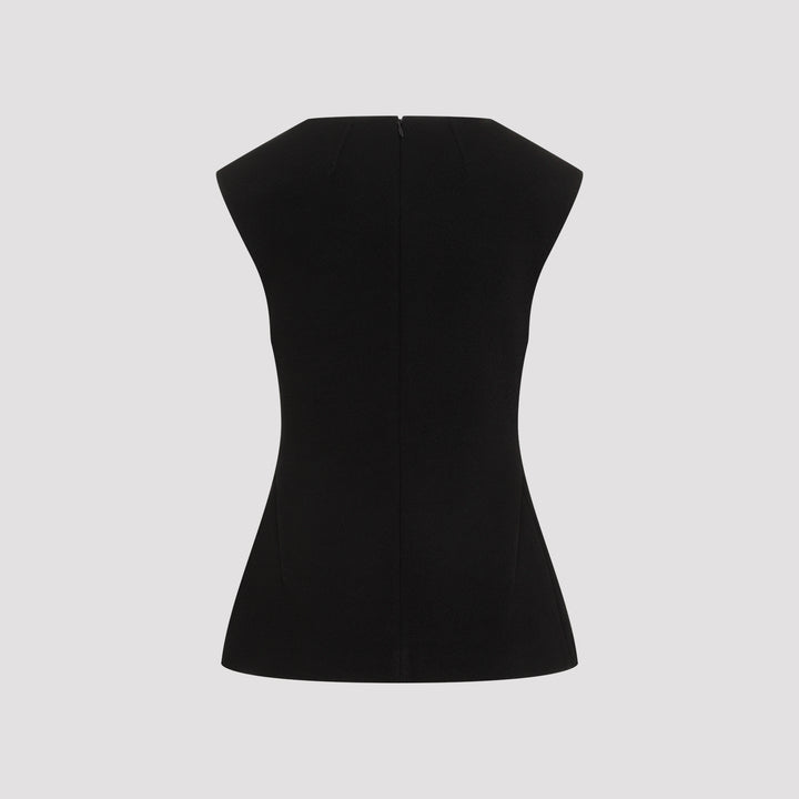 Jil Sander TOP - Black | 4f770da1eaddfa6cc3e541dd029441e8ce7fb3ec