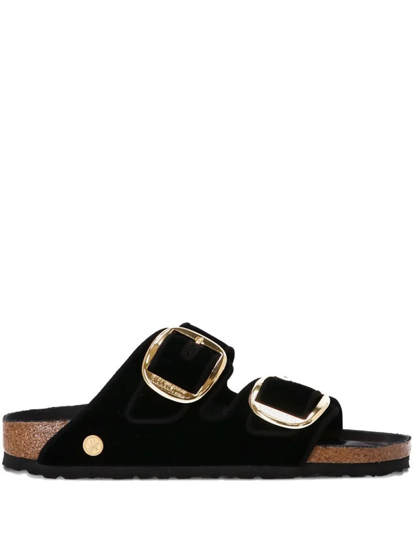 Arizona Big Buckle Velvet Sandals