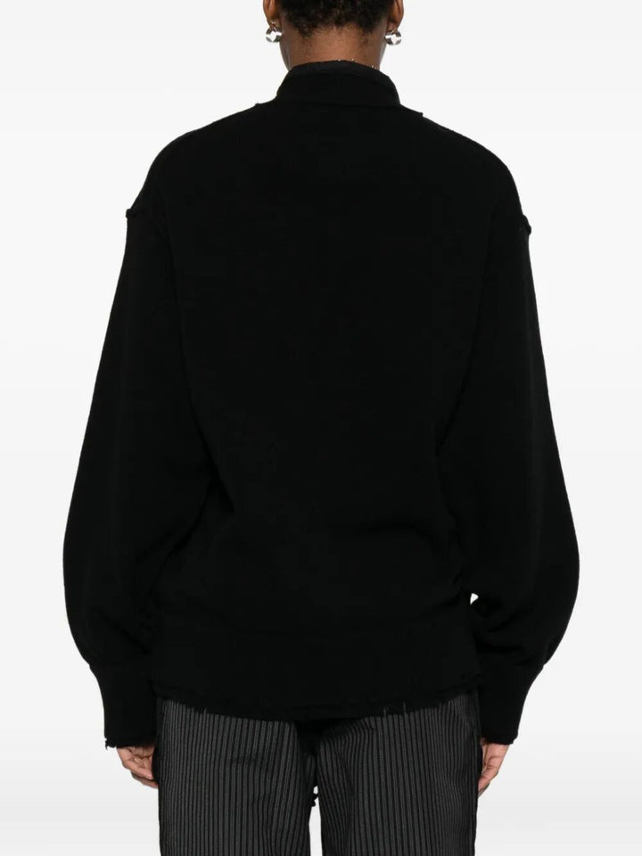 Federico Cina Cardigan - Black | 8d598ff3e713af172261a33e6501df1a2dc085c7