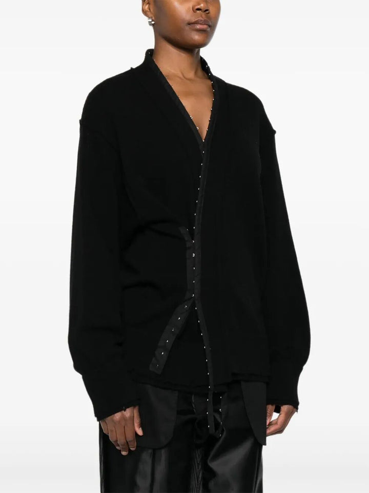 Federico Cina Cardigan - Black | 4d79459c8b9b9e6f83af1f2f883ec8616efc9ba6