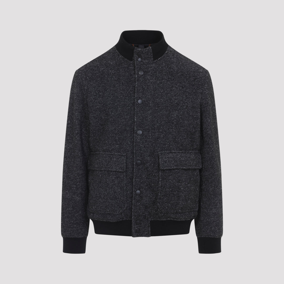 Canali Bomber jackets - Grey | 5b585242db6308f539d7d798eb6c911dfa9f0b69