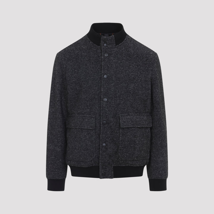 Canali Bomber jackets - Grey | 5b585242db6308f539d7d798eb6c911dfa9f0b69