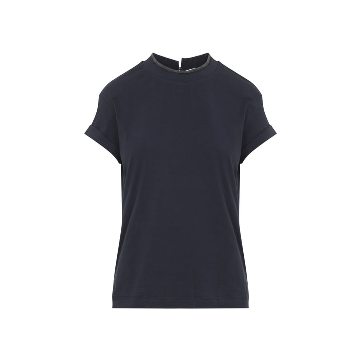 Brunello Cucinelli TSHIRT - Blue | 2df1f3e85d623dbb8cd7c69ef3efa3ae76003664