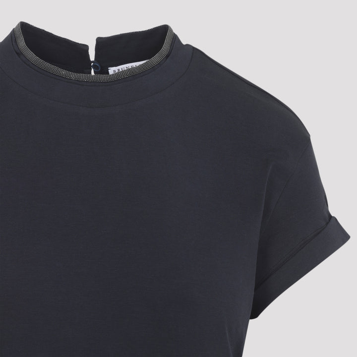 Brunello Cucinelli TSHIRT - Blue | 01fdb6b06ebd727571f489135bda15706654edc8