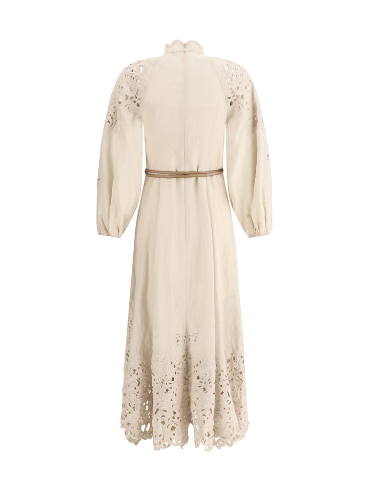 WYLIE EMBROIDERED BILLOW DRESS