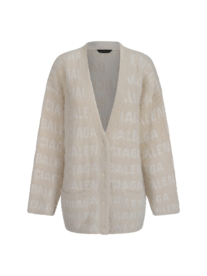 FURRY ALL-OVER CARDIGAN