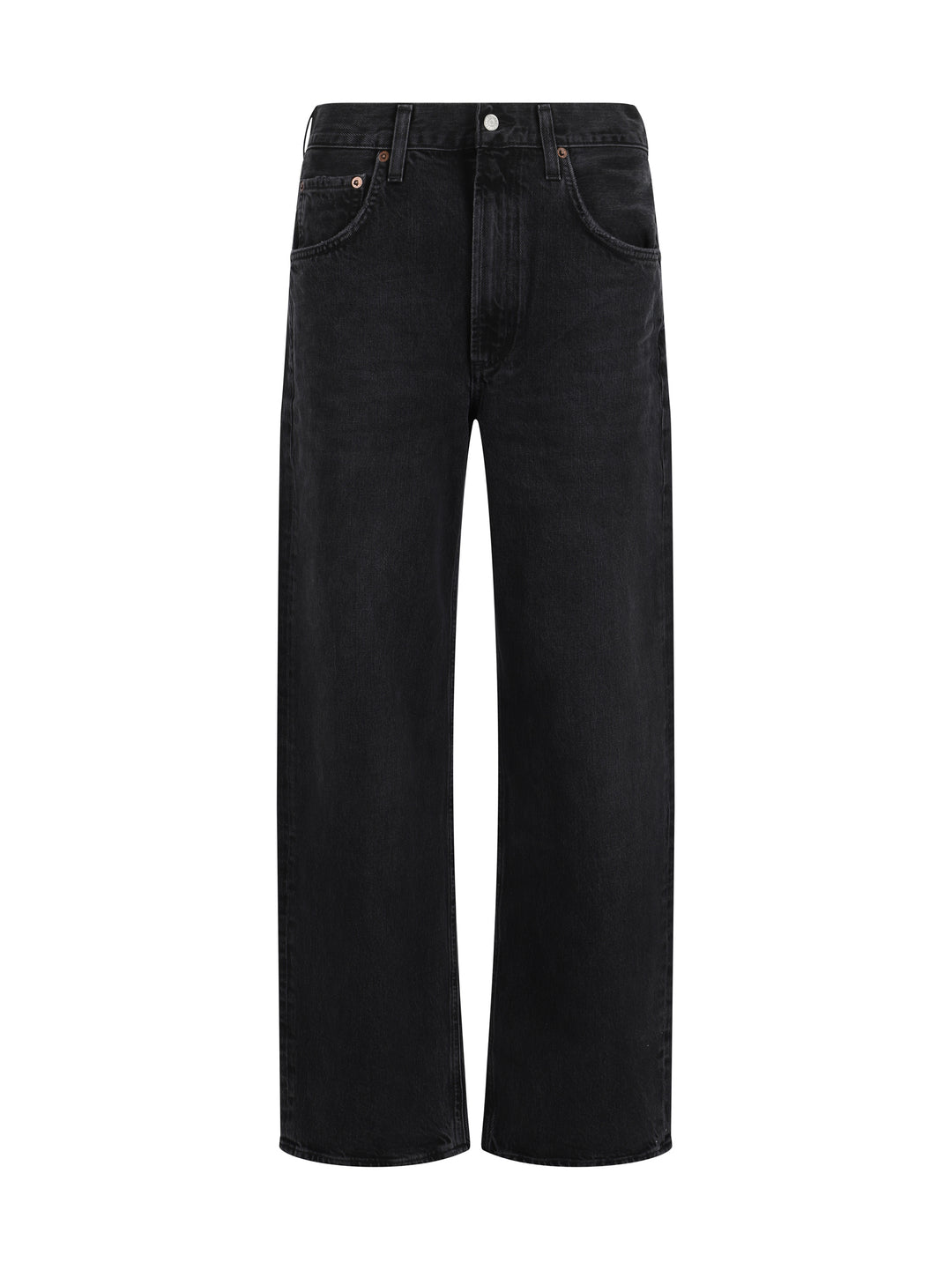 LOW CURVE JEAN IN BLACK TAR