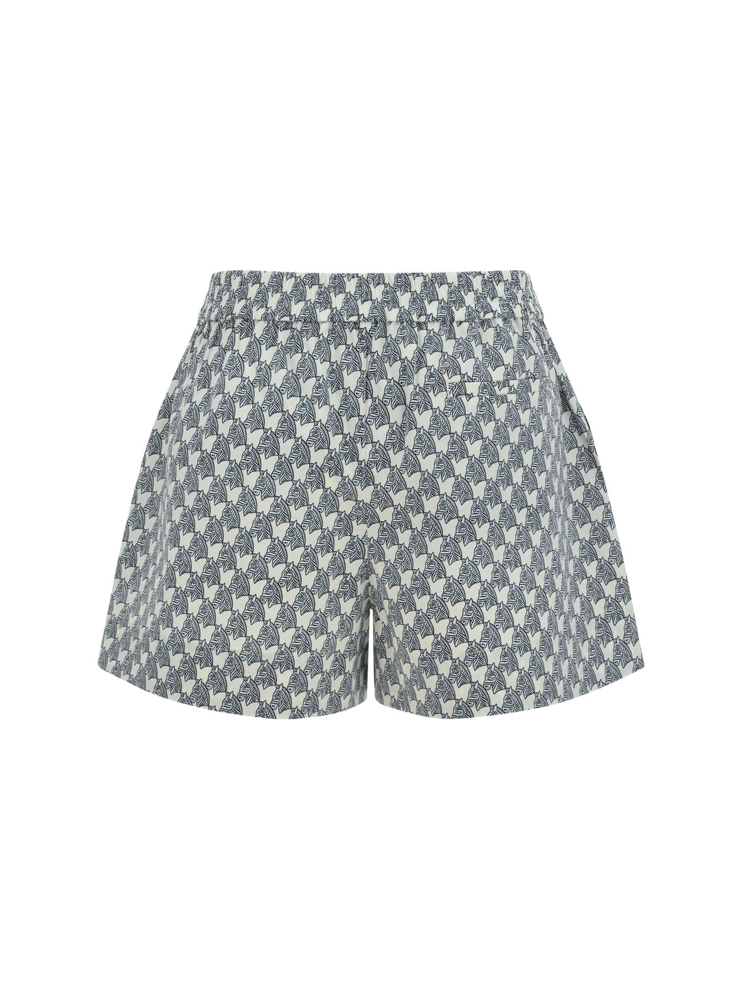 PRINTED COTTON POPLIN SHORT