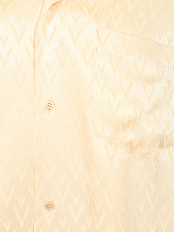 Bowling Shirt Shirts Beige