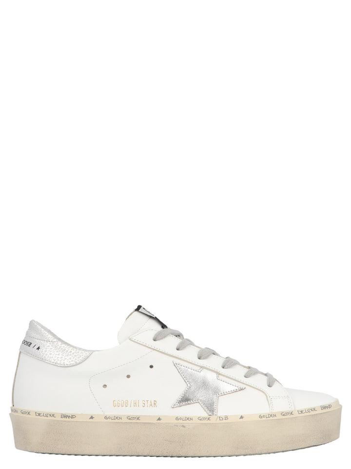 Golden Goose Hi-Star Sneakers - White | 6303e1a7c661a38c3de299d40dc199da9675d5ca
