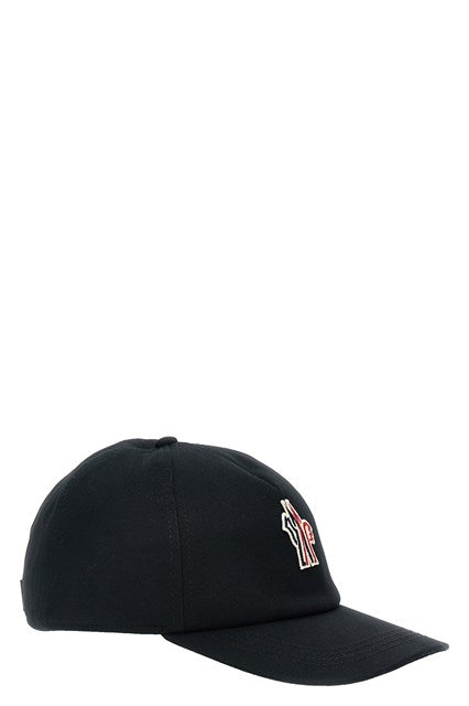 Logo Printed Cap Hats Black