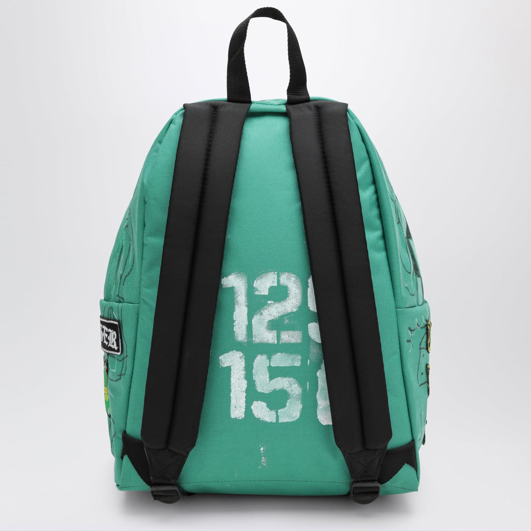 Dagger X Eastpak Aqua Green Punk Bag Backpack With Graphics And Charms