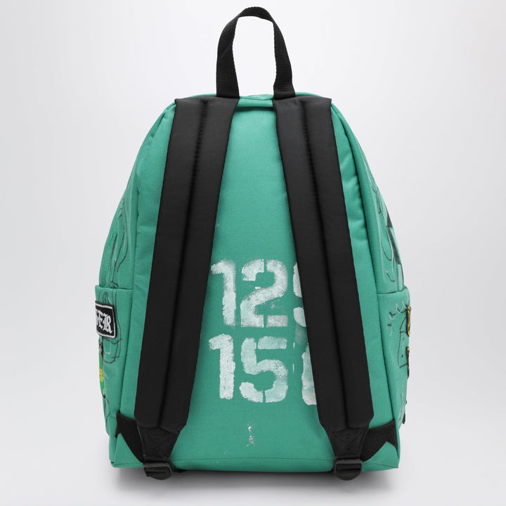 Dagger X Eastpak Aqua Green Punk Bag Backpack With Graphics And Charms