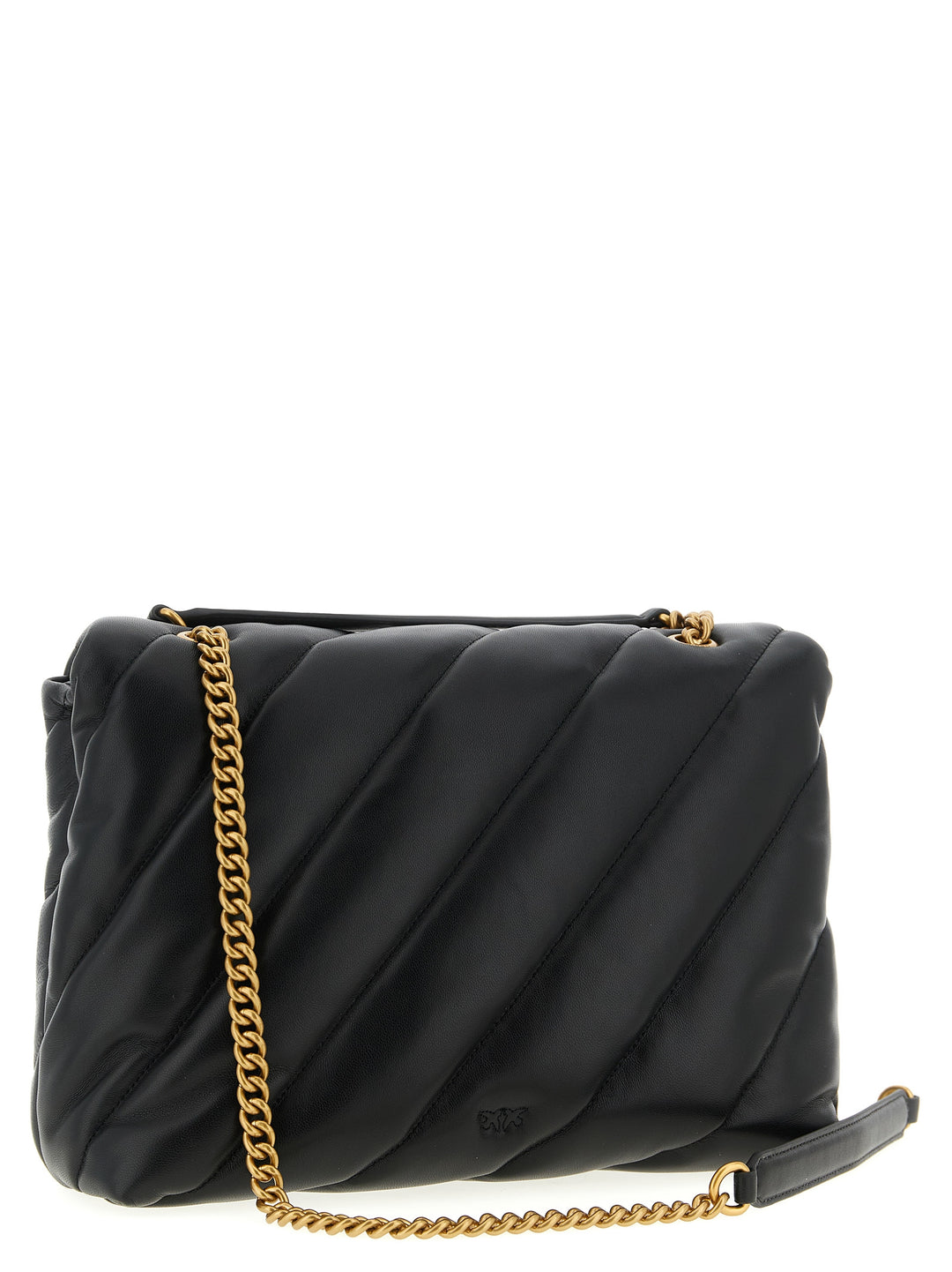 Pinko Love Big Puff Crossbody Bags - Black | 14c2c49a10b3c27fce0b3593c7157bfcbb2cc002