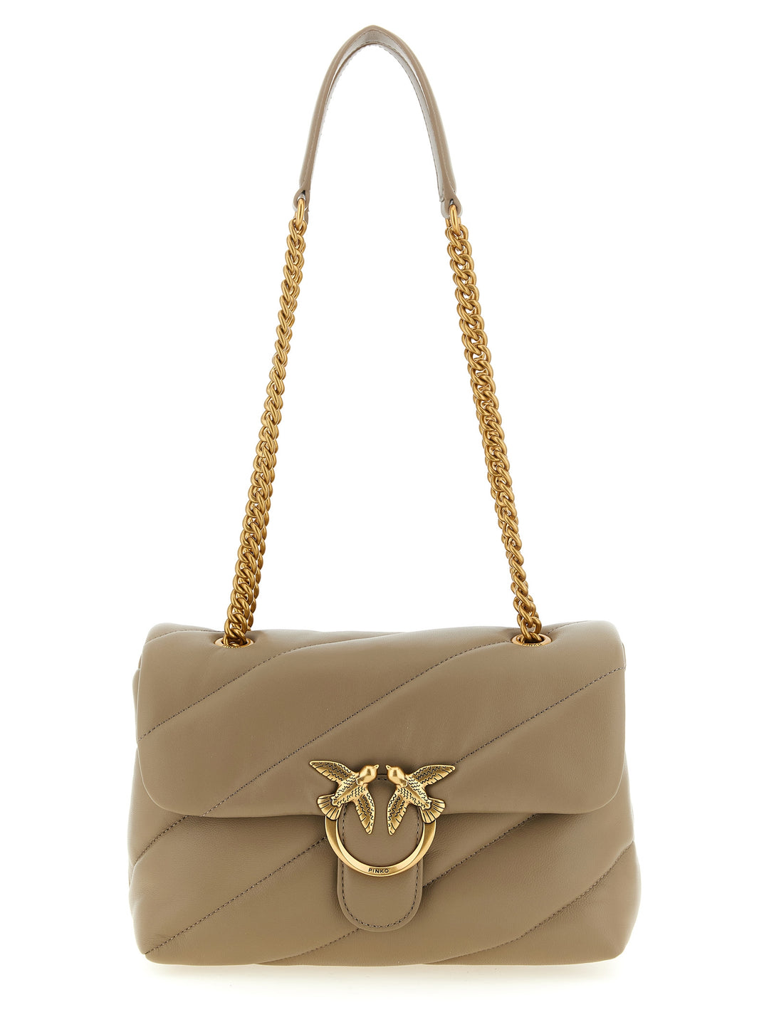 Pinko Love Bag Puff Maxi Crossbody Bags - Beige | b8fdd0a0e00519355695c7ff1a4e782b74e2f8e4