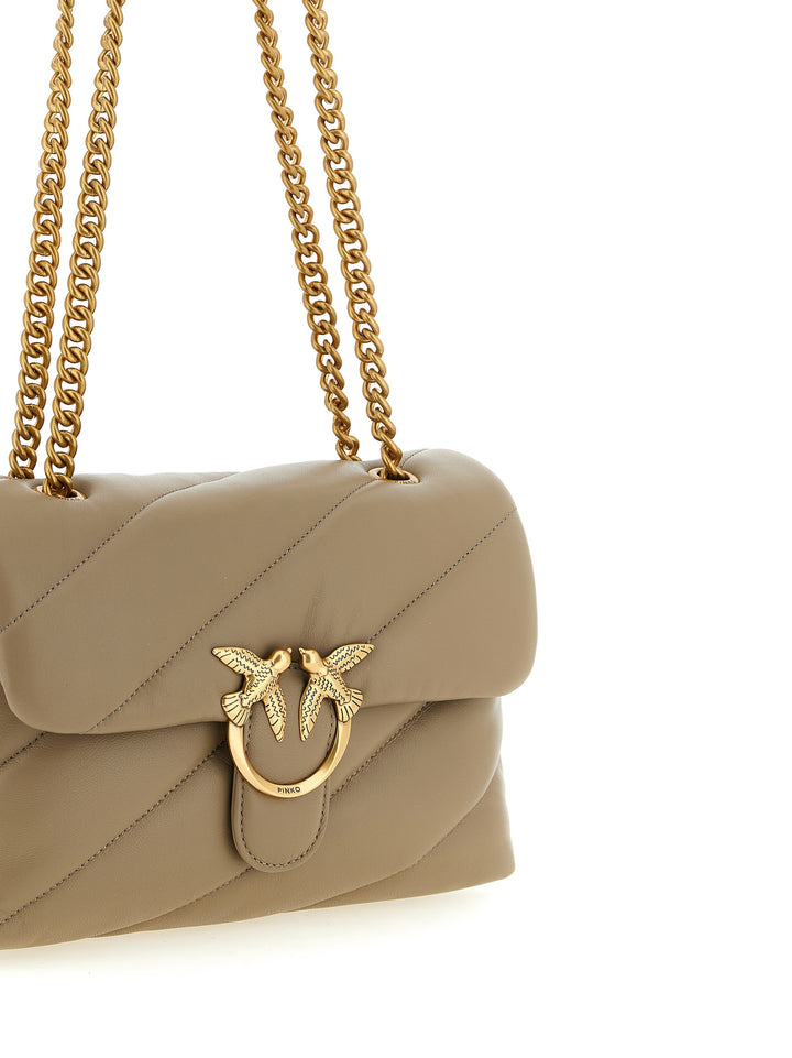 Pinko Love Bag Puff Maxi Crossbody Bags - Beige | 9e42aa2da86062aa25ac8fdee8222826b285fef5