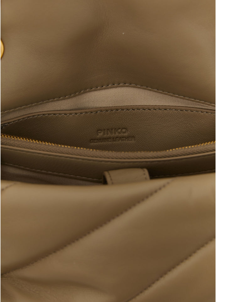 Pinko Love Bag Puff Maxi Crossbody Bags - Beige | 6341a5d8ef70b678d1fccdbe76bcd77c4a6d8aaf