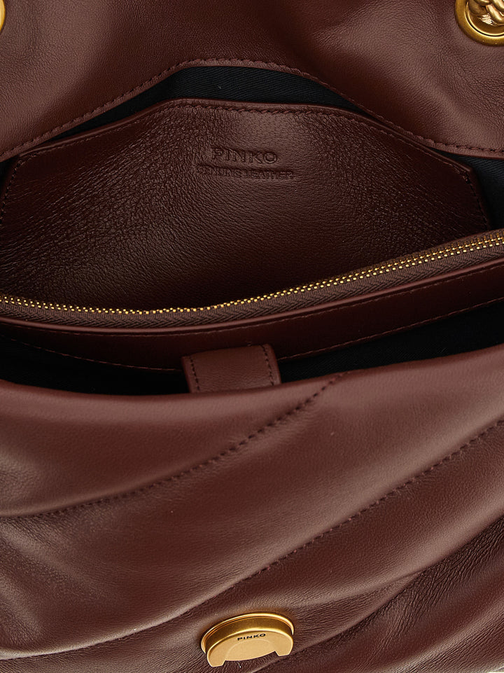 Pinko Classic Love Puff Crossbody Bags - Bordeaux | c0da7c818dacb1a53eb29f2fd3b5f9e95ee2bb50