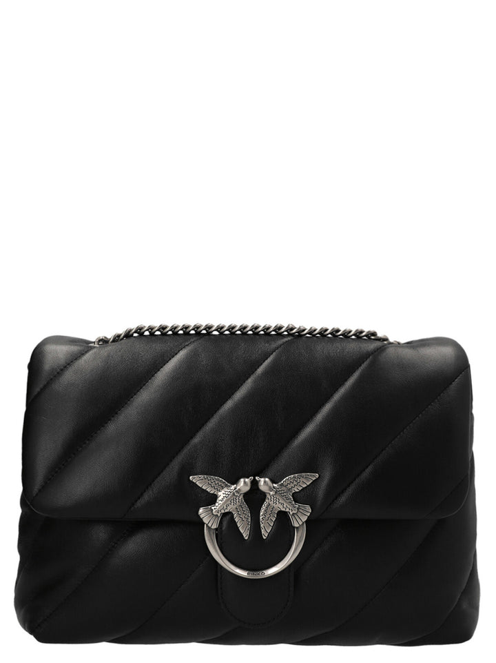 Love Classic Puff Crossbody Bags Black