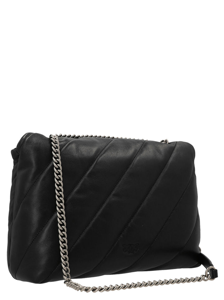 Love Classic Puff Crossbody Bags Black