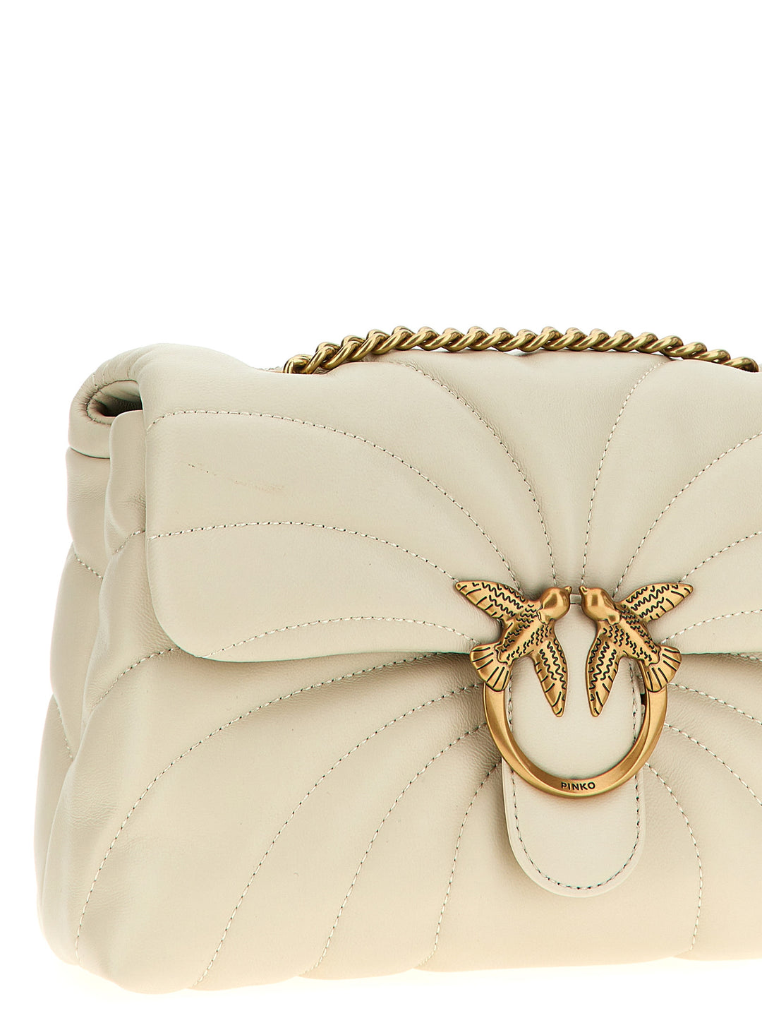 Love Puff Classic Crossbody Bags White