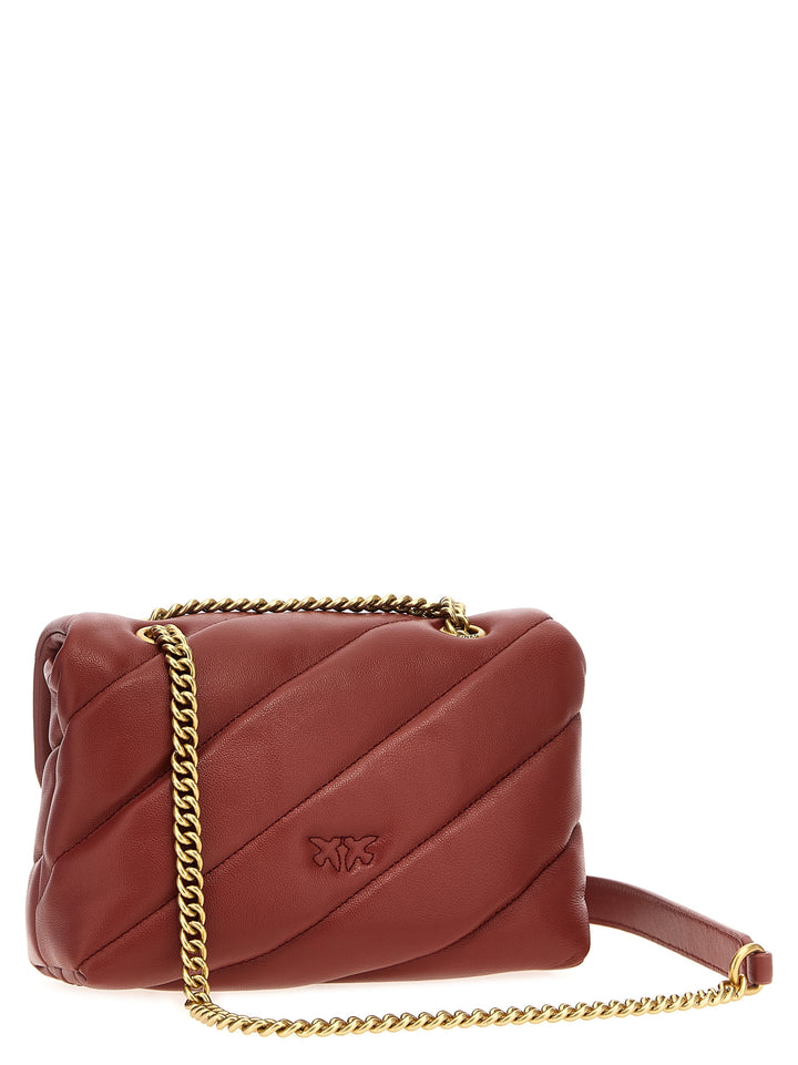 Love Mini Puff Crossbody Bags Red