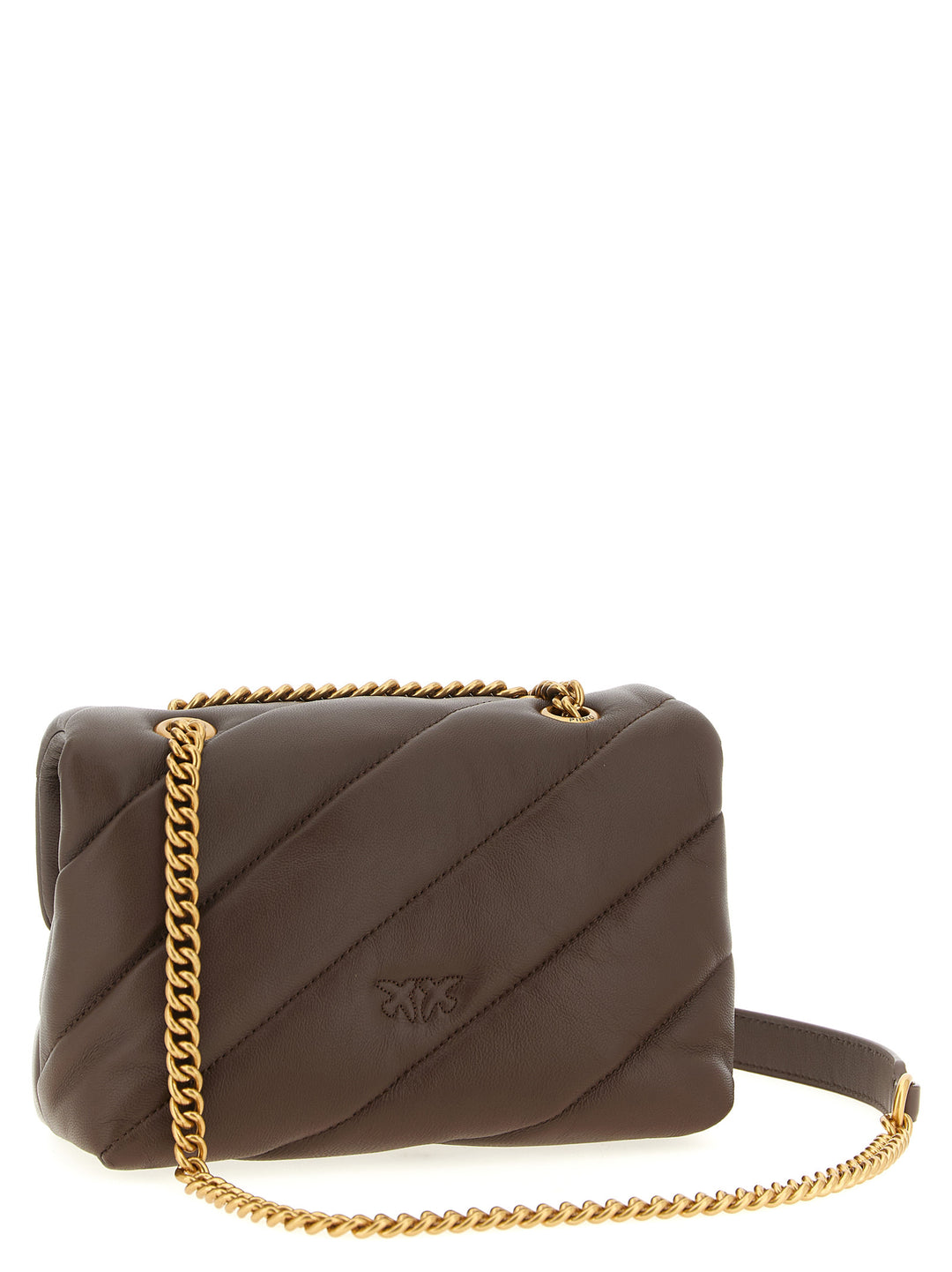 Pinko Love Mini Puff Crossbody Bags - Brown | ebe3be1631b9fa044c4140802d9df88f8f2896f1
