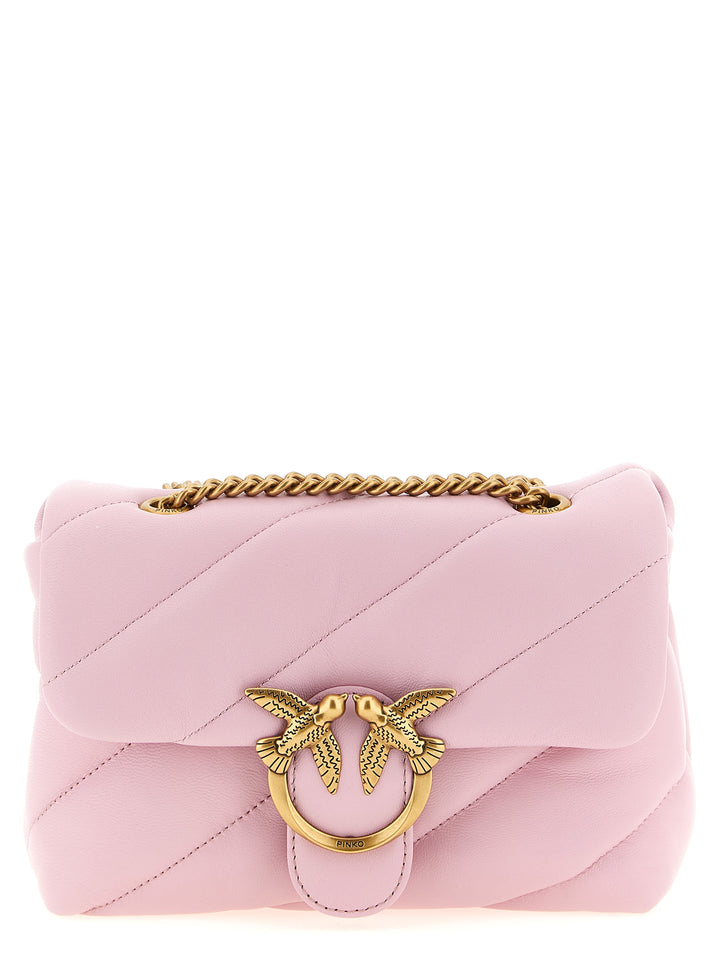 Pinko Mini Love Puff Crossbody Bags - Pink | b91db28ae75ef7e5c4077b6874dfb012e43b1d0c