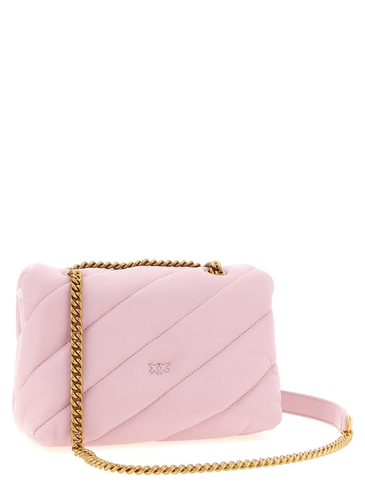 Pinko Mini Love Puff Crossbody Bags - Pink | 803faf48ff2d913a67882d7efb5a1990d6cc0171
