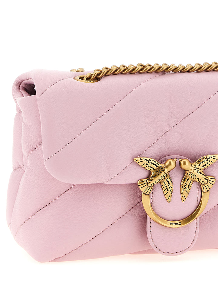 Pinko Mini Love Puff Crossbody Bags - Pink | 8872d8644f739d02f05299a849f5385a563c08cc