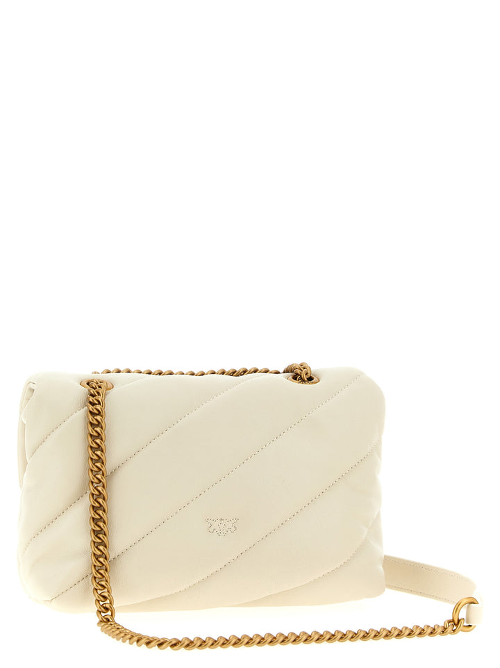 Pinko Mini Love Puff Crossbody Bags - White | 169bd2c73df47a6d2ba9f1aa51ce1ebce169db57