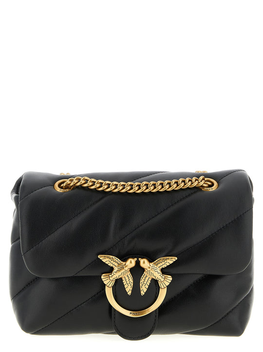 Mini Love Puff Crossbody Bags Black