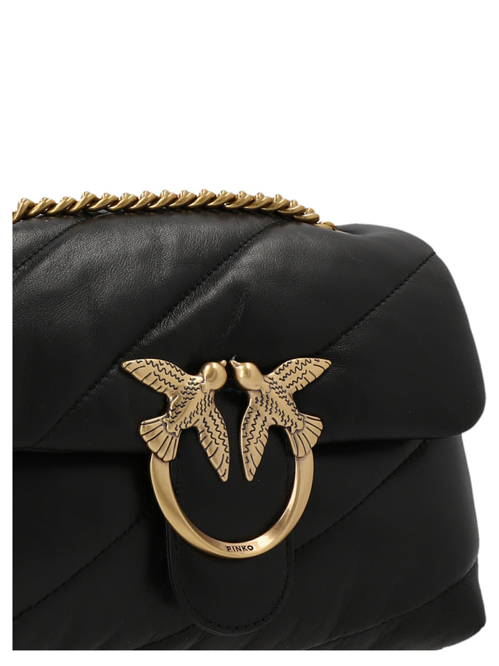 Love Mini Puff Crossbody Bags Black