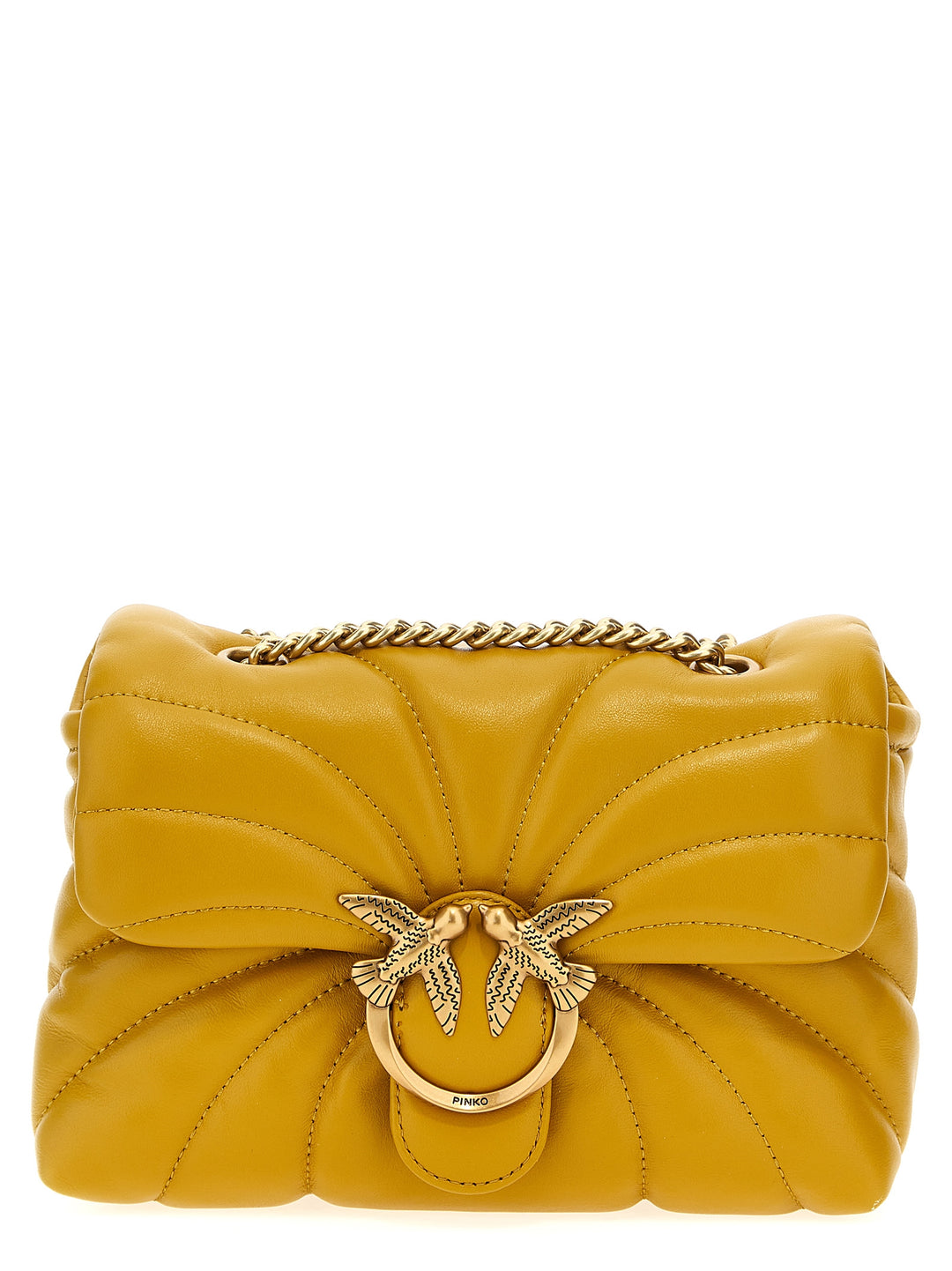 Love Puff Mini Crossbody Bags Yellow