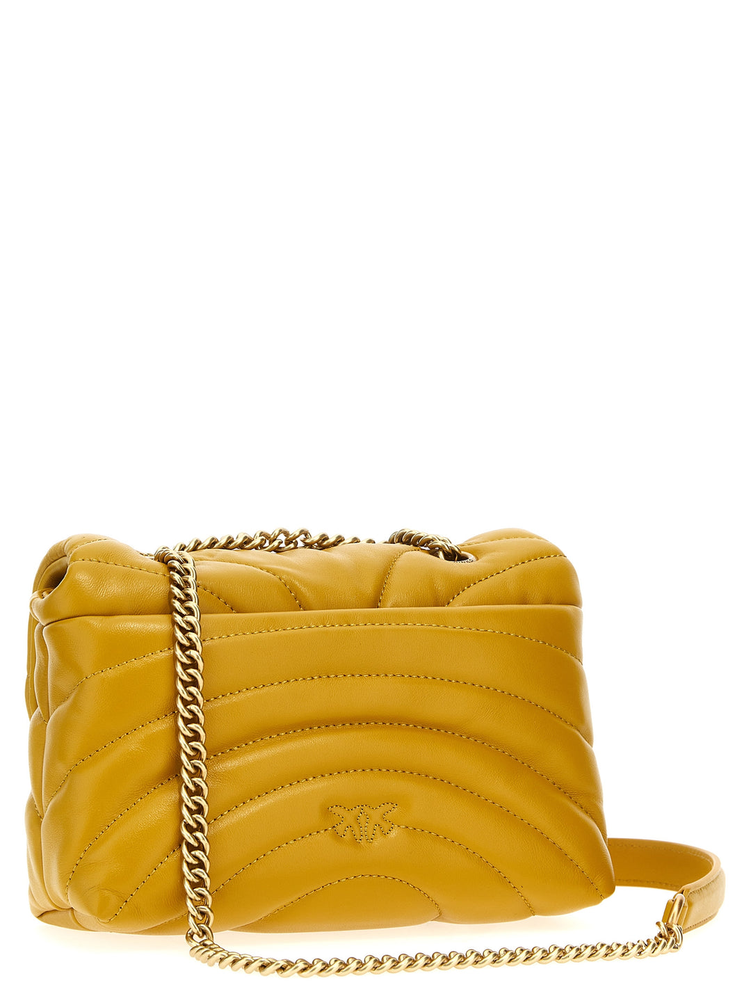 Love Puff Mini Crossbody Bags Yellow