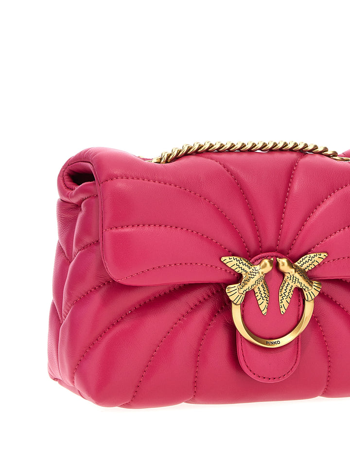 Love Puff Mini Crossbody Bags Fuchsia