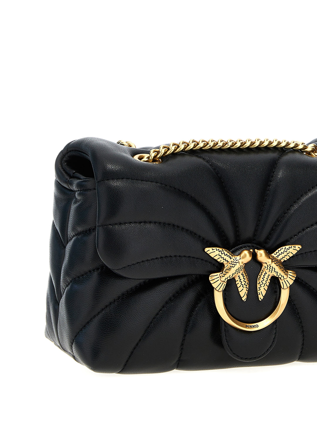 Love Puff Mini Crossbody Bags Black