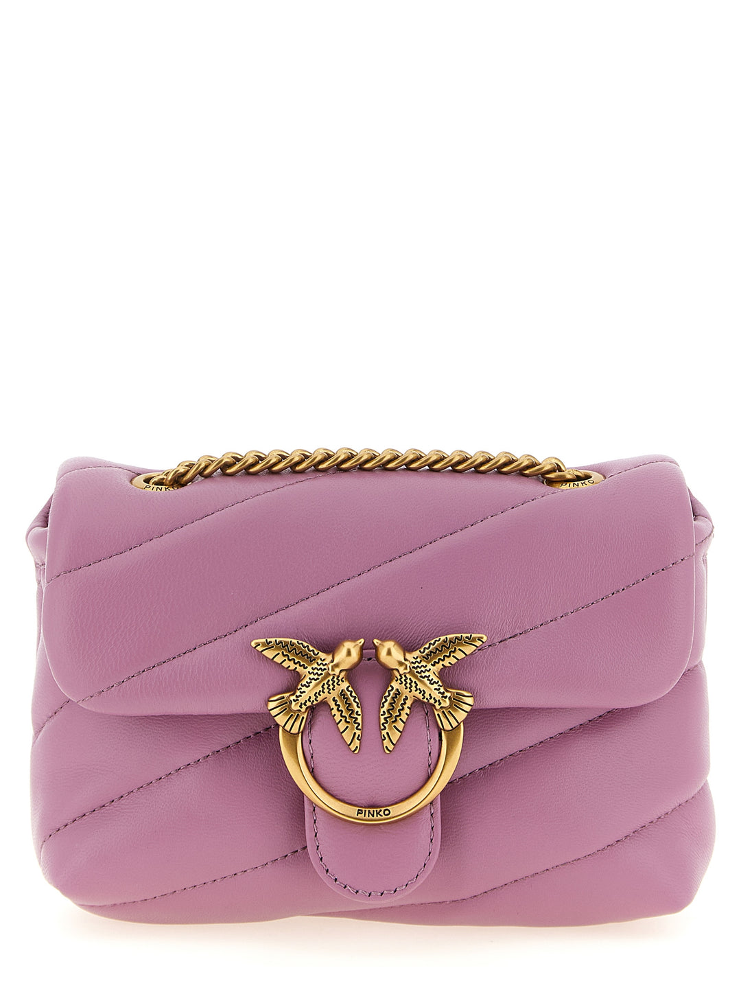 Pinko Love Puff Baby Shoulder Bags - Pink | fa6e9d1ac6bdc77baf6c882e239df5ad1cf51894