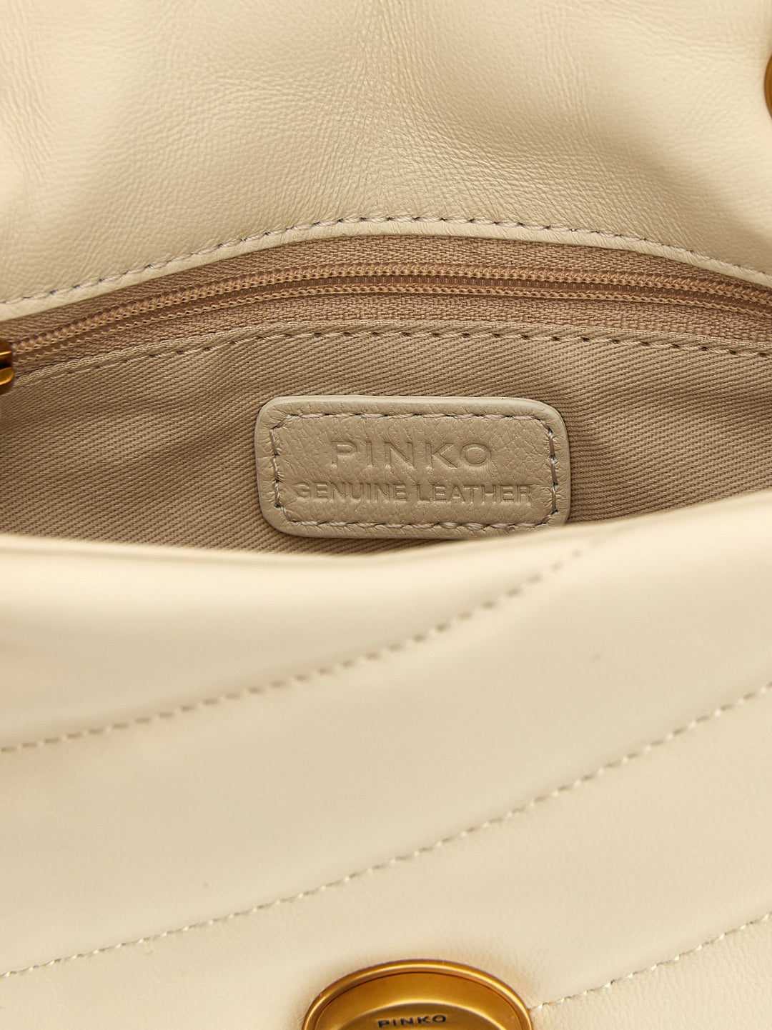 Pinko Baby Love Puff Crossbody Bags - White | ad9bdb256ff08b89a8716b2901f6ac9f0013ec7e