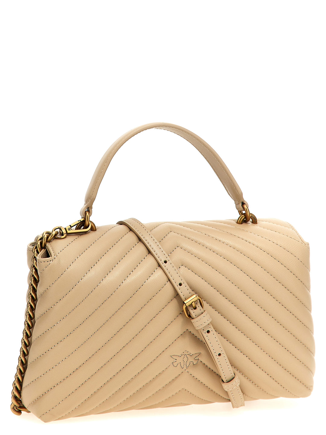 Pinko Classic Love Bag Puff Hand Bags - Beige | a968c0189f6239f5ec8fd26b474a7e108f4235f7
